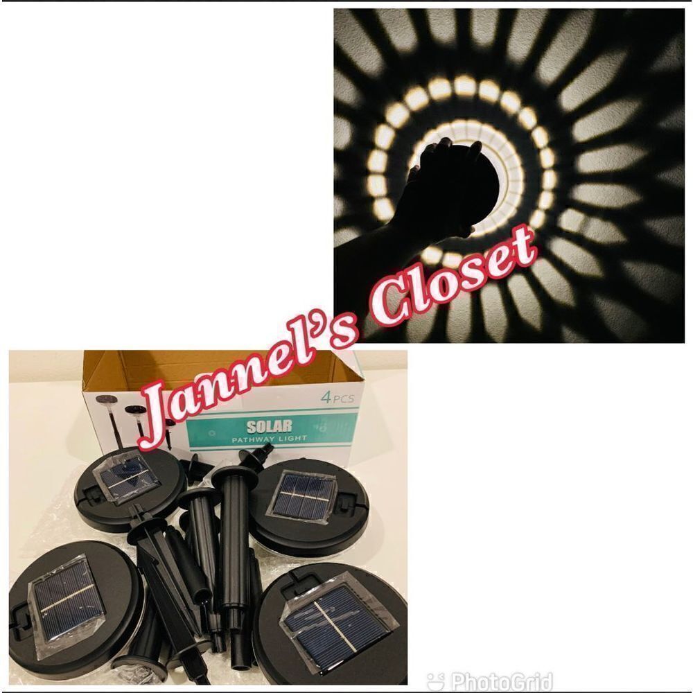Solar Powered Pathway Lights Outdoor, Bright LED Solar Lights Outdoor 4 …
